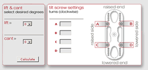 Check it out! The CATEK Quick Cant system Tilt Calculator. The ultimate tool for setting up your bindings.